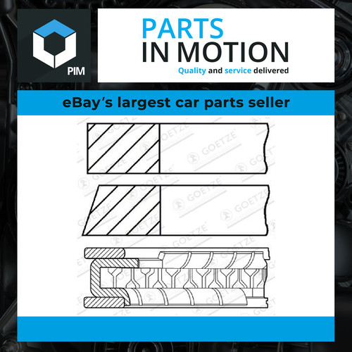 Piston rings kit - rings, (single