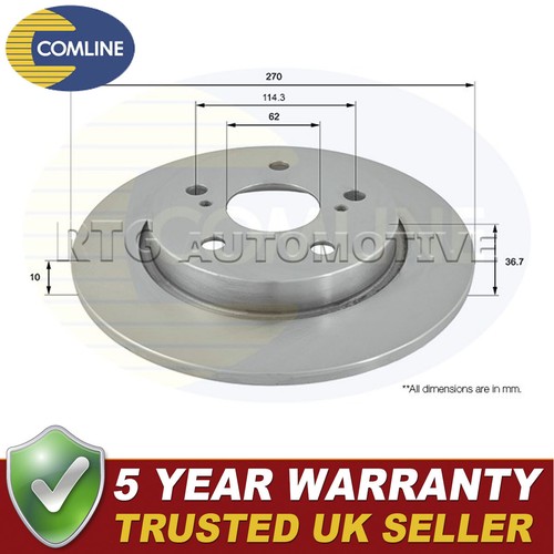 Comline rear brake disc - brake, fits