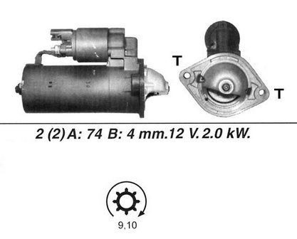 Genuine wai starter motor - starter,