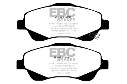 Ebc greenstuff front brake - ebc,