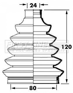 Genuine first line - front, outer
