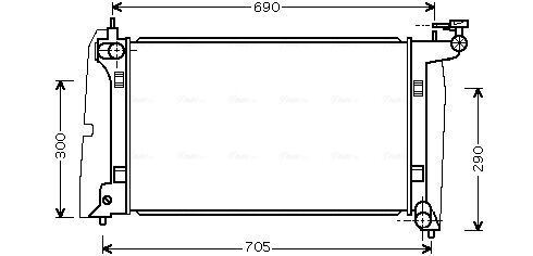 Ava engine cooling radiator - ava,