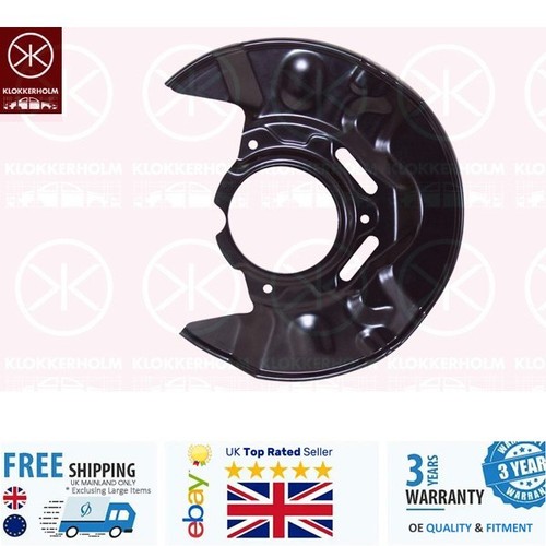 Brake disc dust shield - shield, front