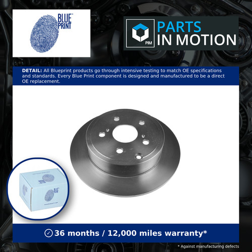 Brake discs pair solid - 2x,
