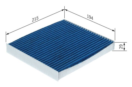 Cabin air filter bosch 986 - cabin,