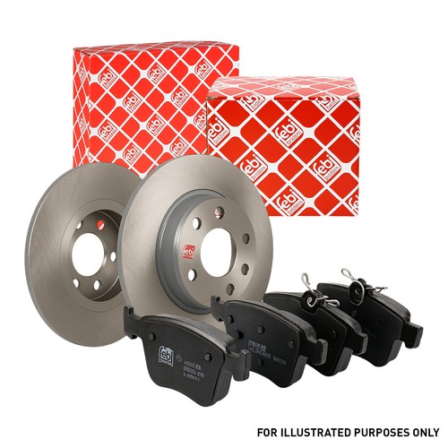 Febi rear brake discs - febi, +