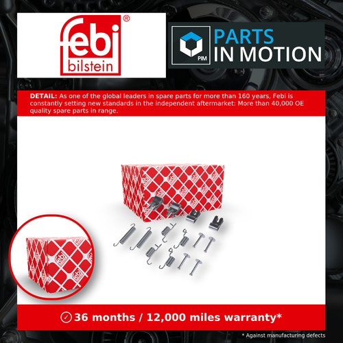 Brake shoe fitting kit fits - fitting,