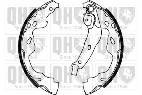 Bs1155 brake shoe set rear - brake,