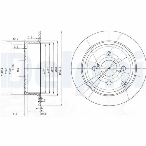 Rear brake disc - rear,