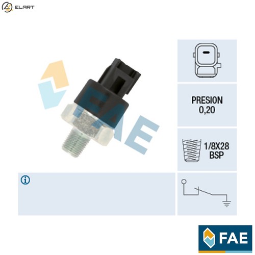 Oil pressure switch - 12550, for