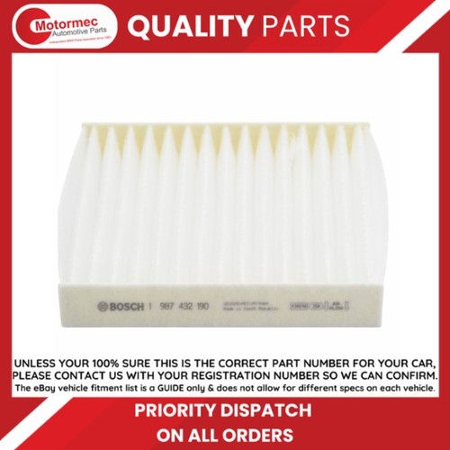 Bosch pollen filter for toyota - for,