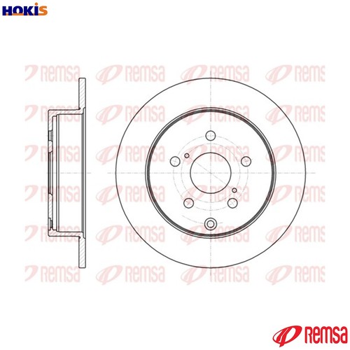 Brake disc 61088 for - 61088.00,