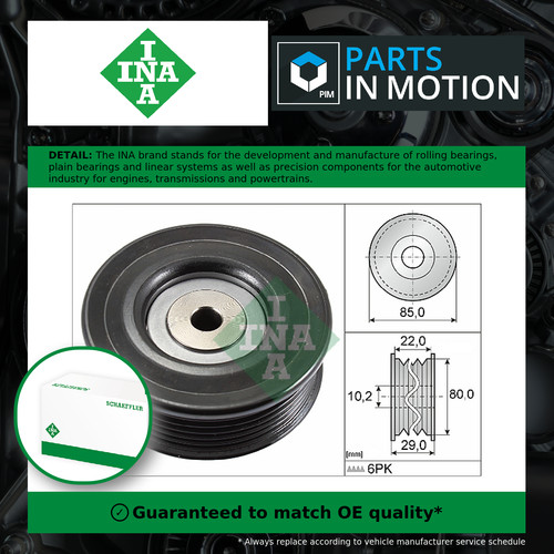 Aux belt idler - aux, fits