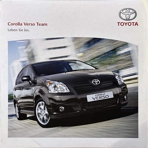 Toyota corolla verso team - toyota,