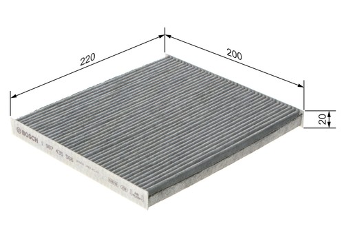 Fits bosch 987 - 566, cabin