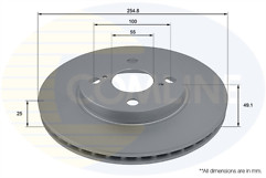 Coated brake disc supersedes - coated,