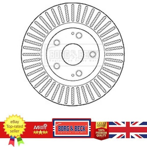 Brake disc for toyota avensis - for,